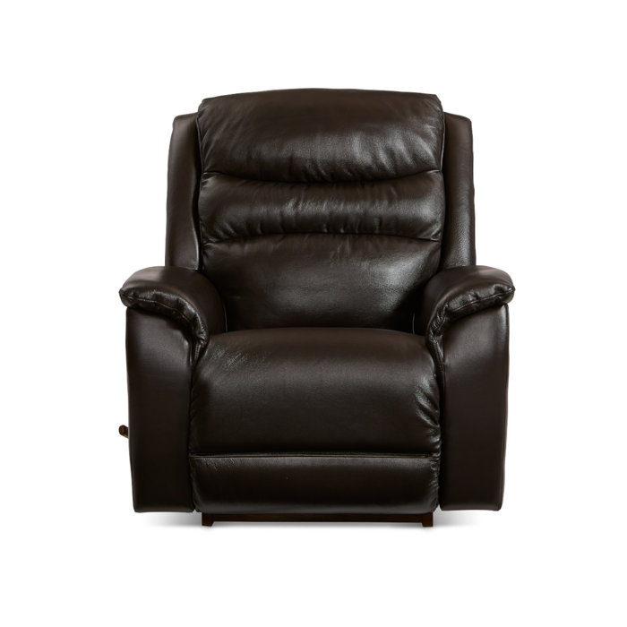 La Z Boy Rosewood Leather Match Rocking Recliner Wayfair 6335